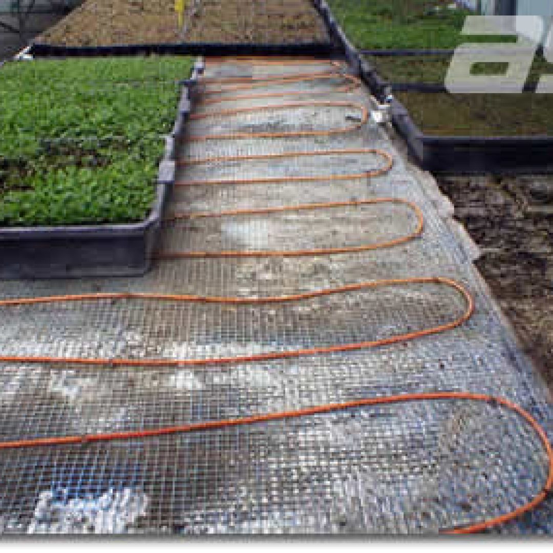 Cable calefactor industrial para invernaderos